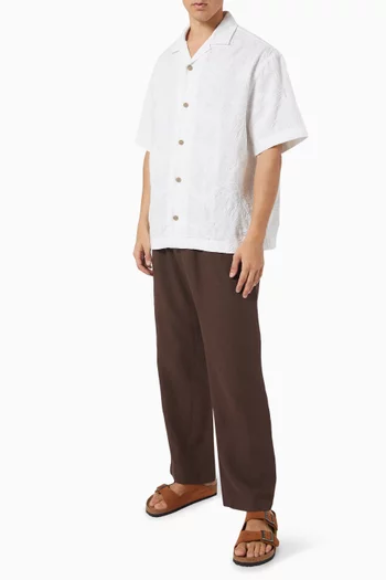 Jules Wide-leg Pants in Linen