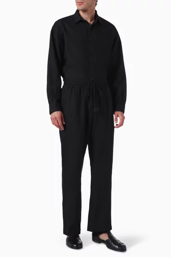Jules Wide-leg Pants in Linen