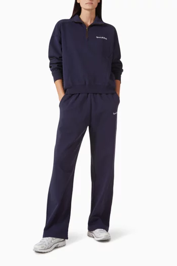 Play Tennis Quarter Zip Sweatshirt in Cotton-fleece