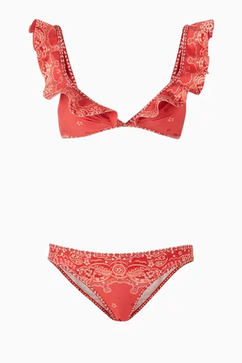 Lucky Frill Bikini Set