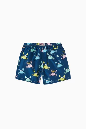 Graphic-print Swim Shorts