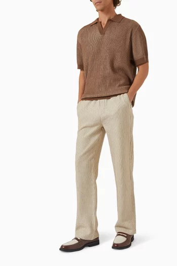 Sorrento Trousers in Cotton Linen