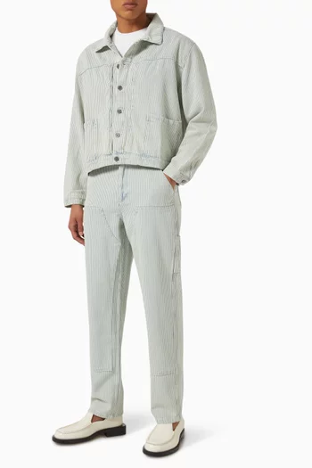 Bormio Hickory Stripe Carpenter Jeans