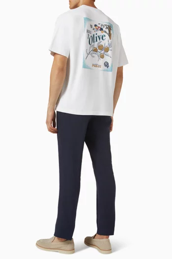 Ricette Oversized T-shirt in Organic Cotton