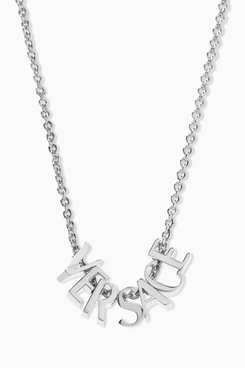 Logo Necklace in Metal