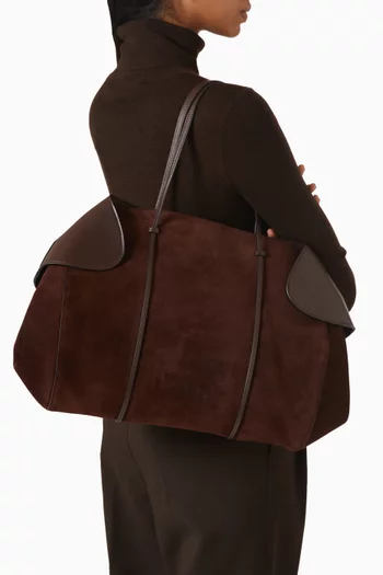 حقيبة يد برنيس جلد وشمواه