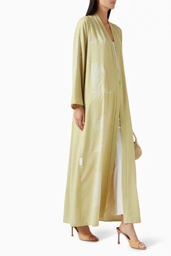 Artwork Embroidered Abaya in Georgette