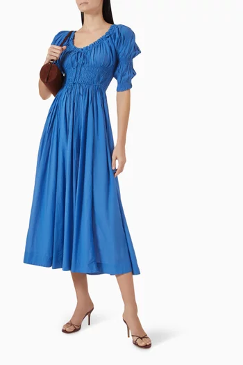 Ischia Maxi Dress in Organic Cotton
