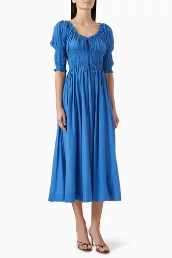 Ischia Maxi Dress in Organic Cotton