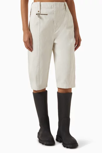 Capri Pants in Cotton Twill