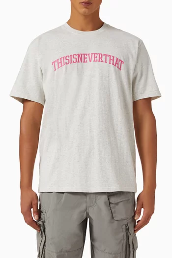 Arch Logo T-shirt in Cotton Jersey