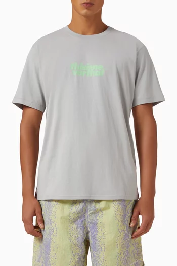 OL-logo T-shirt in Cotton Jersey