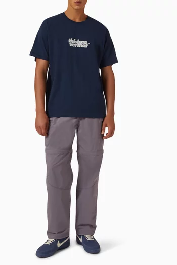 OL-Logo T-shirt in Cotton Jersey