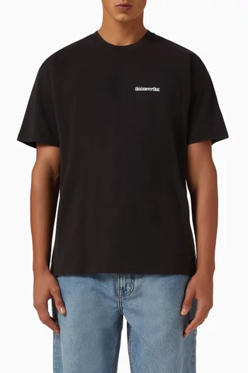 4 Panels T-shirt in Cotton Jersey