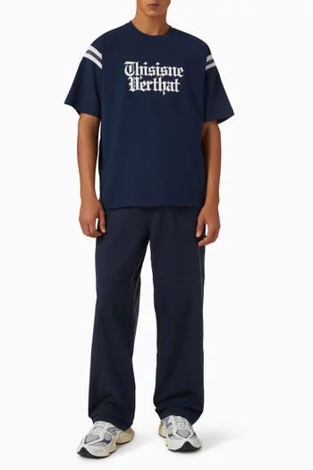 Football T-shirt in Cotton Jersey