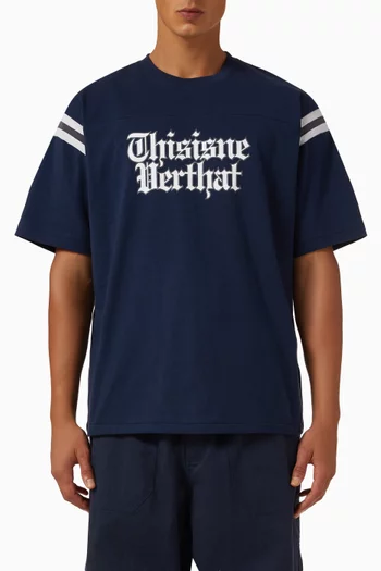 Football T-shirt in Cotton Jersey