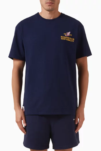 Embroidered Logo T-shirt in Cotton