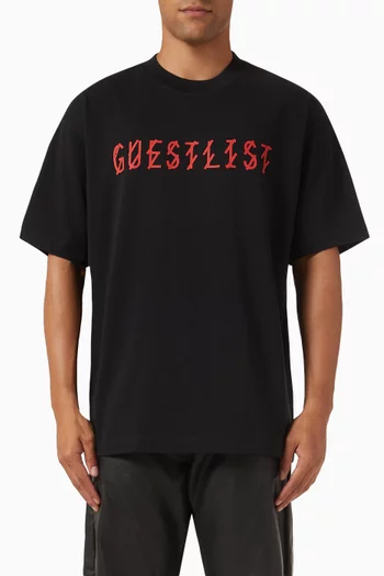 Guestlist T-shirt in Cotton-jersey