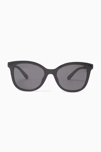 Round Sunglasses in Acetate