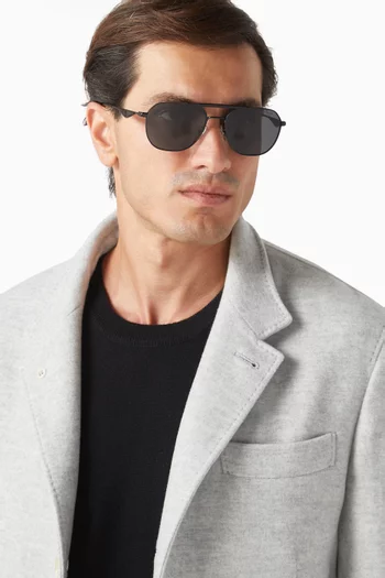 Aviator Sunglasses in Metal