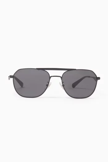 Aviator Sunglasses in Metal