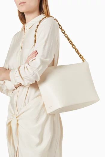 Medium Hobo Bag in Leather