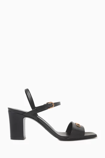 Eagle Plate Sandals in Nappa Leather