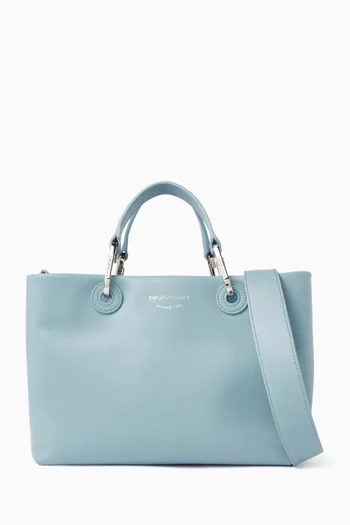 My EA Small Tote Bag in Deer Leather