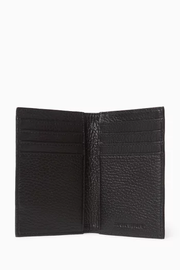 Logo Bifold Cardholder in Leather