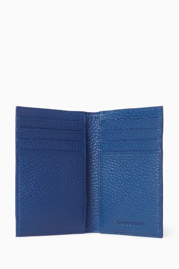 Logo Bifold Cardholder in Leather