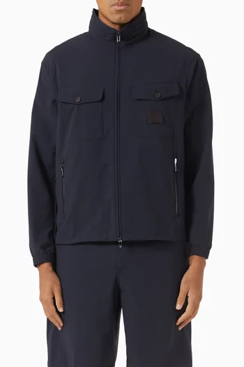Zip Jacket in Seersucker