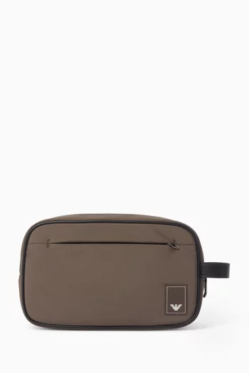 Logo Patch Travel Case