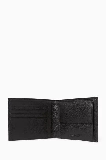 Logo Bifold Wallet in Leather