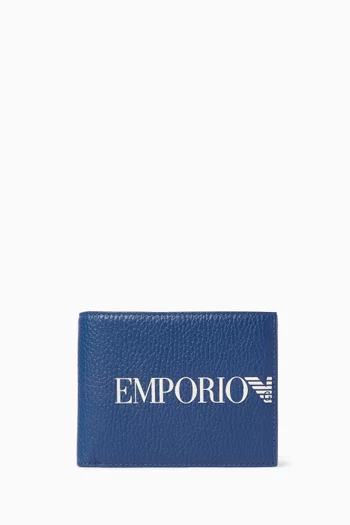 Logo Bifold Wallet in Leather