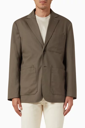 Blazer in Wool Twill