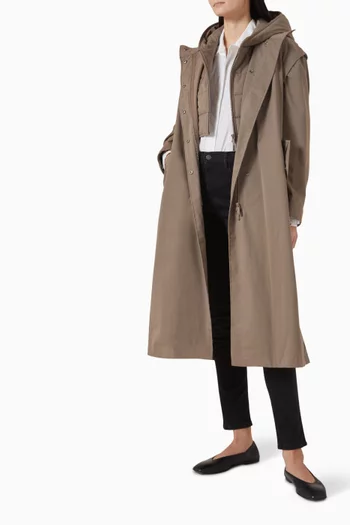 2-in-1 Padded Trench Coat
