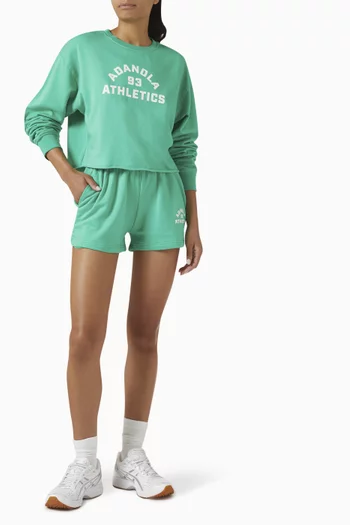 Campus Crop Sweatshirt in Modal-blend