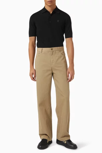 Trousers in Cotton Twill