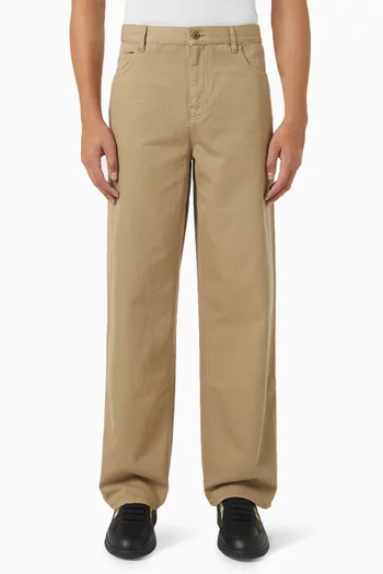 Trousers in Cotton Twill