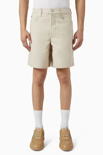 Knight Shorts in Italian Cotton-denim