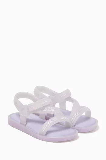 Stripes M Lover Sandals in PVC