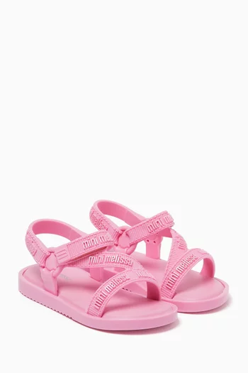 Stripes M Lover Sandals in PVC