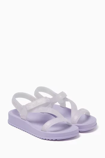 Stripes M Lover Sandals in PVC