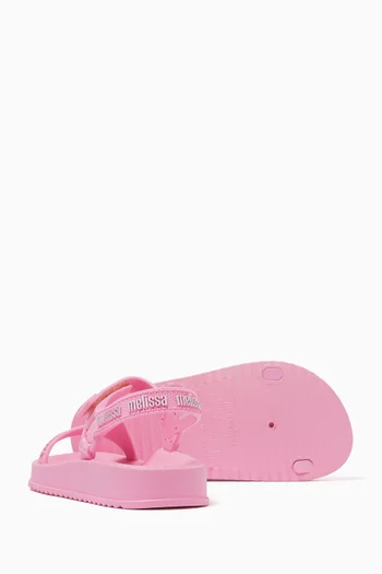 Stripes M Lover Sandals in PVC
