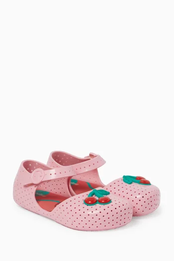 Pop Ballet Flats in PVC