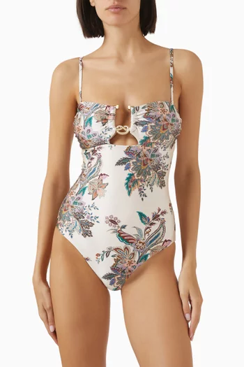 Rhiannon Knot Trim One-piece Swimsuit