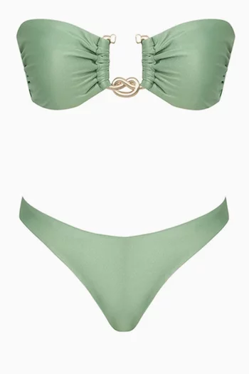 Rhiannon Knot Trim Bikini Set