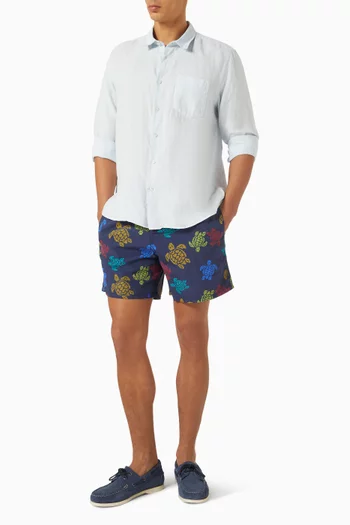 شورت سباحة بنقشة روند ديي تورتيس تريكو