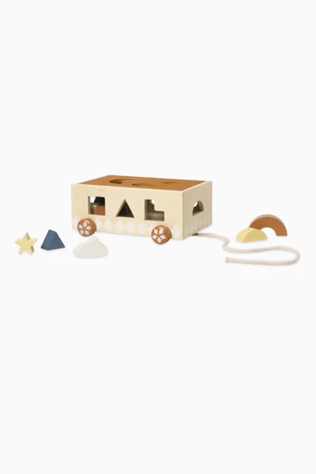 Shape Sorter Pull Cart