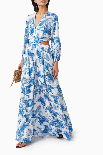 Anastasia Maxi Dress in Viscose